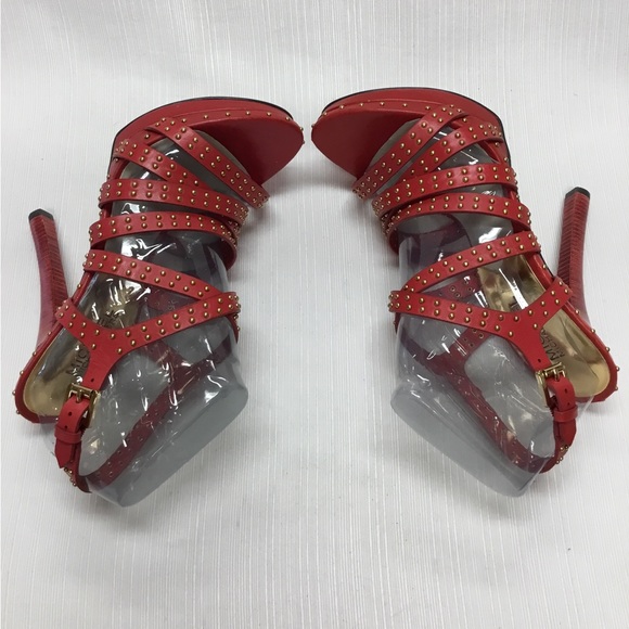 Michael Kors Exciting Red Heels - Picture 3 of 9